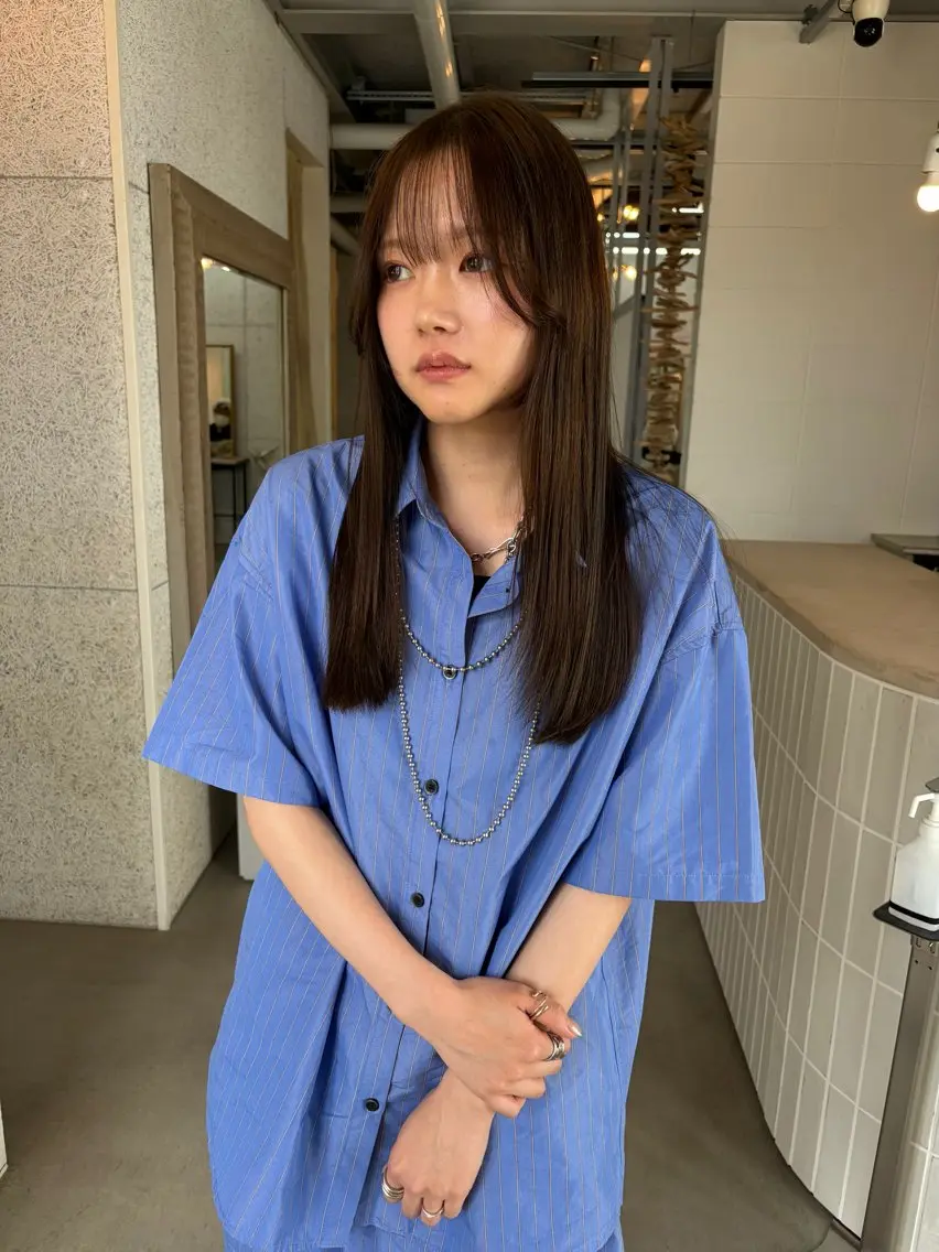 ロング 小川 美咲のヘアスタイル