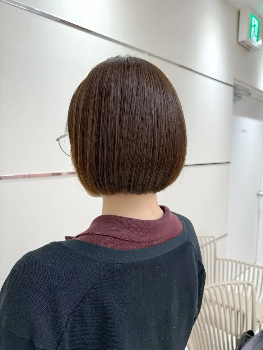 ショート カラー カット ヘアカラー トリートメント HIROKI ”博多 /ボブのヘアスタイル
