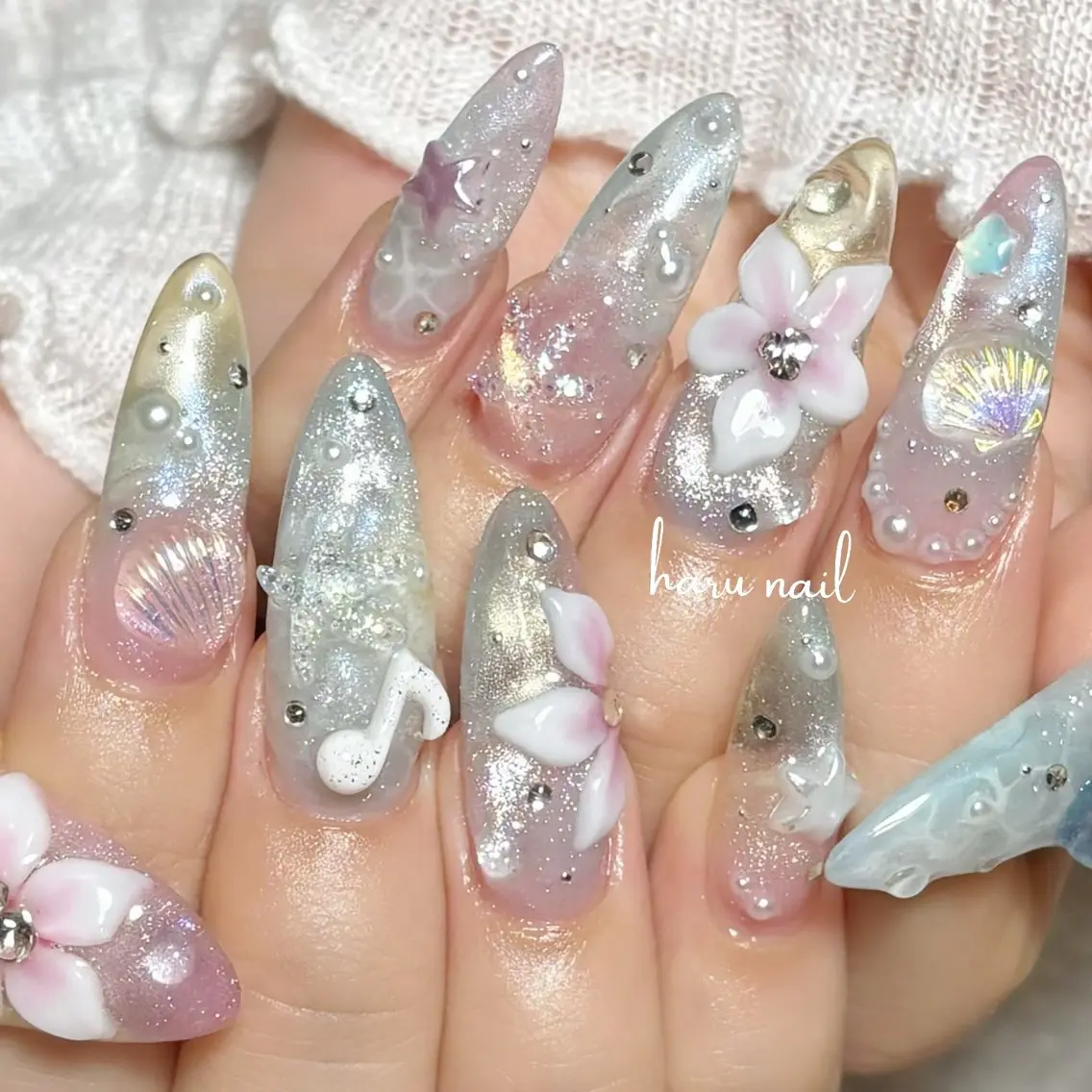 ネイル ハンドネイル harunail Shionのネイルデザイン