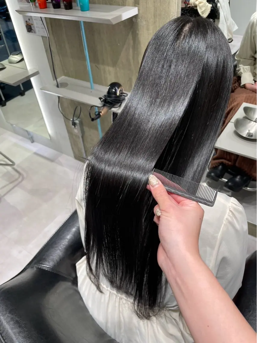 ロング 髪質改善 トリートメント Lino nanaのヘアスタイル