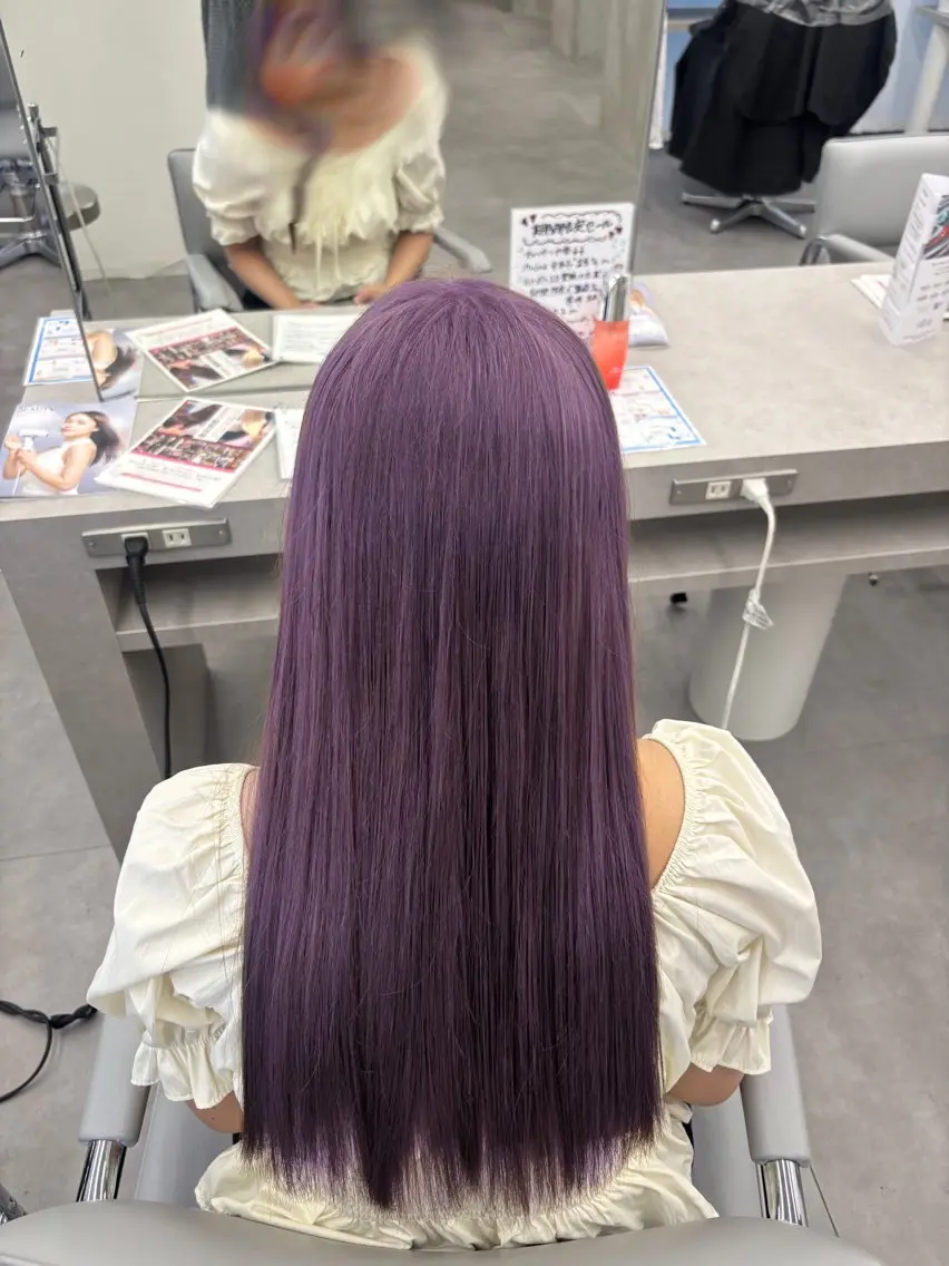 ロング ヘアカラー ブリーチ/ハイトーン 🤍そな🤍のヘアスタイル