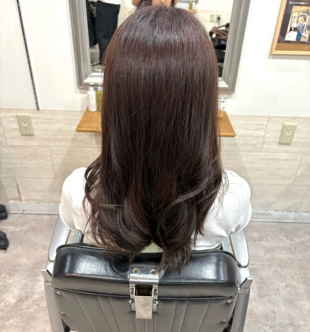 ロング カラー ヘアカラー 堀川 希歩のヘアスタイル