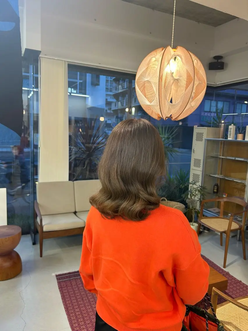 カラー ベージュカラー 藤原 あかりのヘアスタイル
