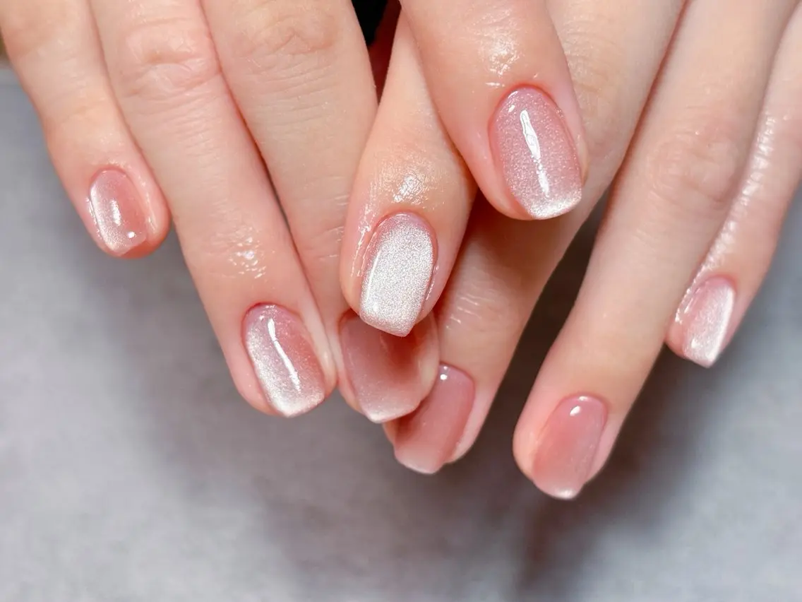 ネイル アートネイル オーロラネイル チークネイル フラッシュネイル フットネイル ハンドネイル ハンドケア 💫ゆか_ Nailartistのネイルデザイン