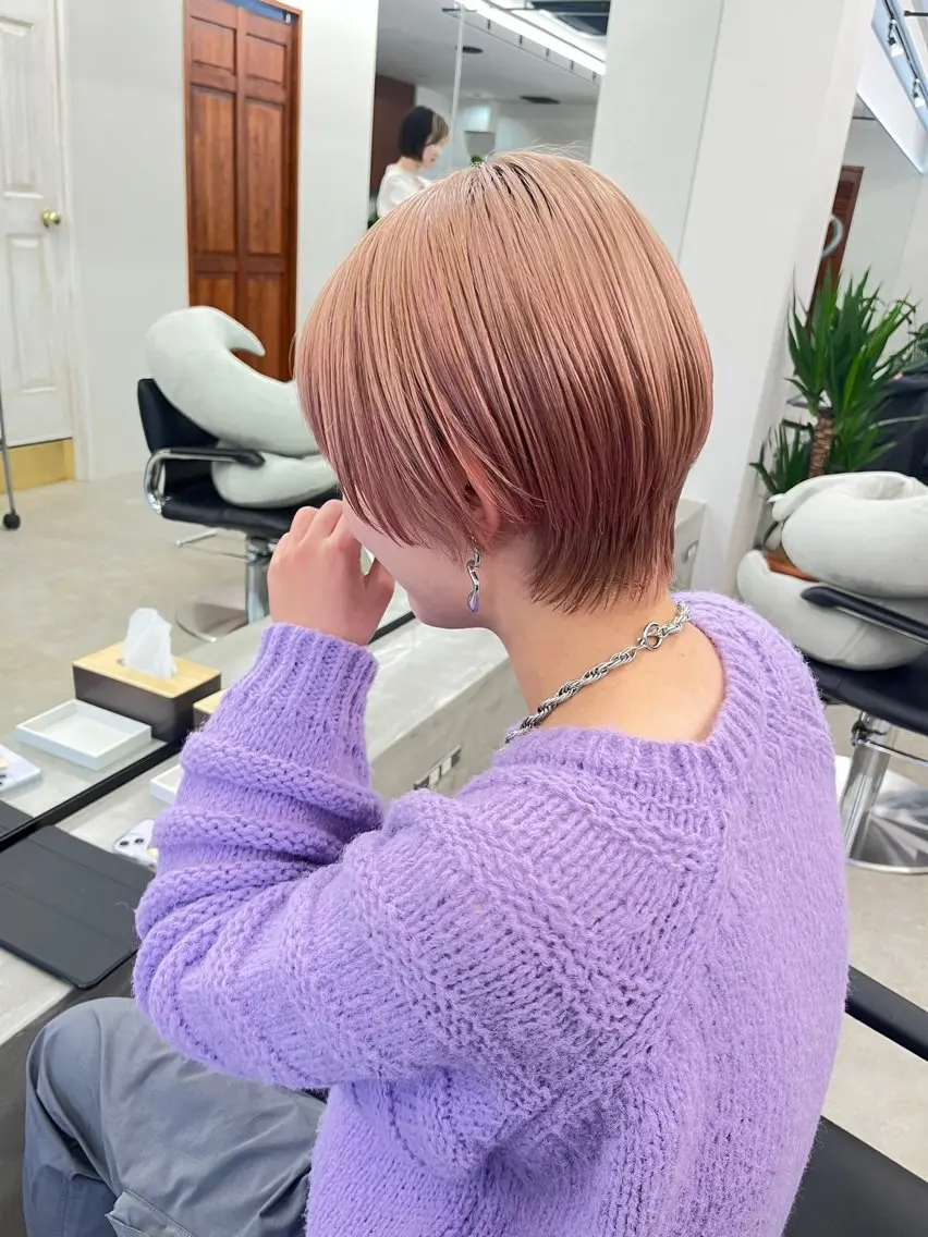 🌸初回限定🌸カット+1ブリーチ+カラー+トリートメントの写真