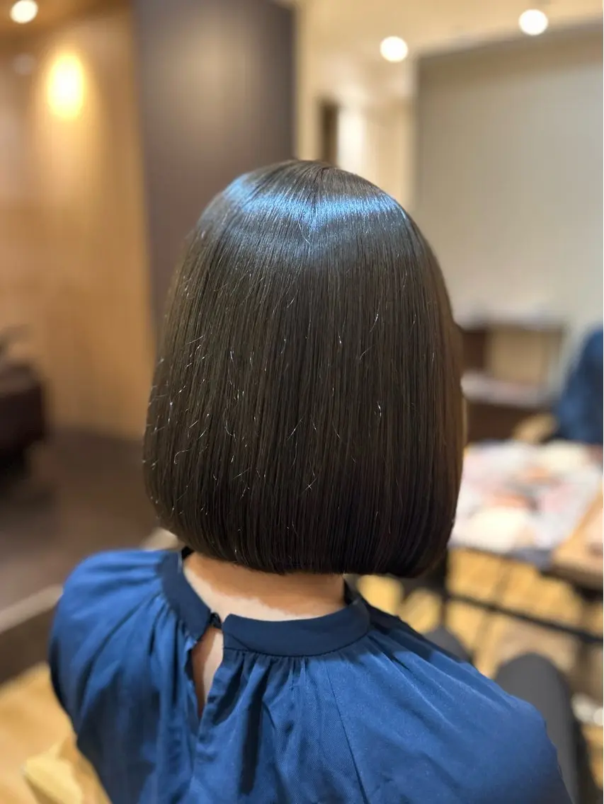 最新透明感カラー+シルクトリートメント✨の写真