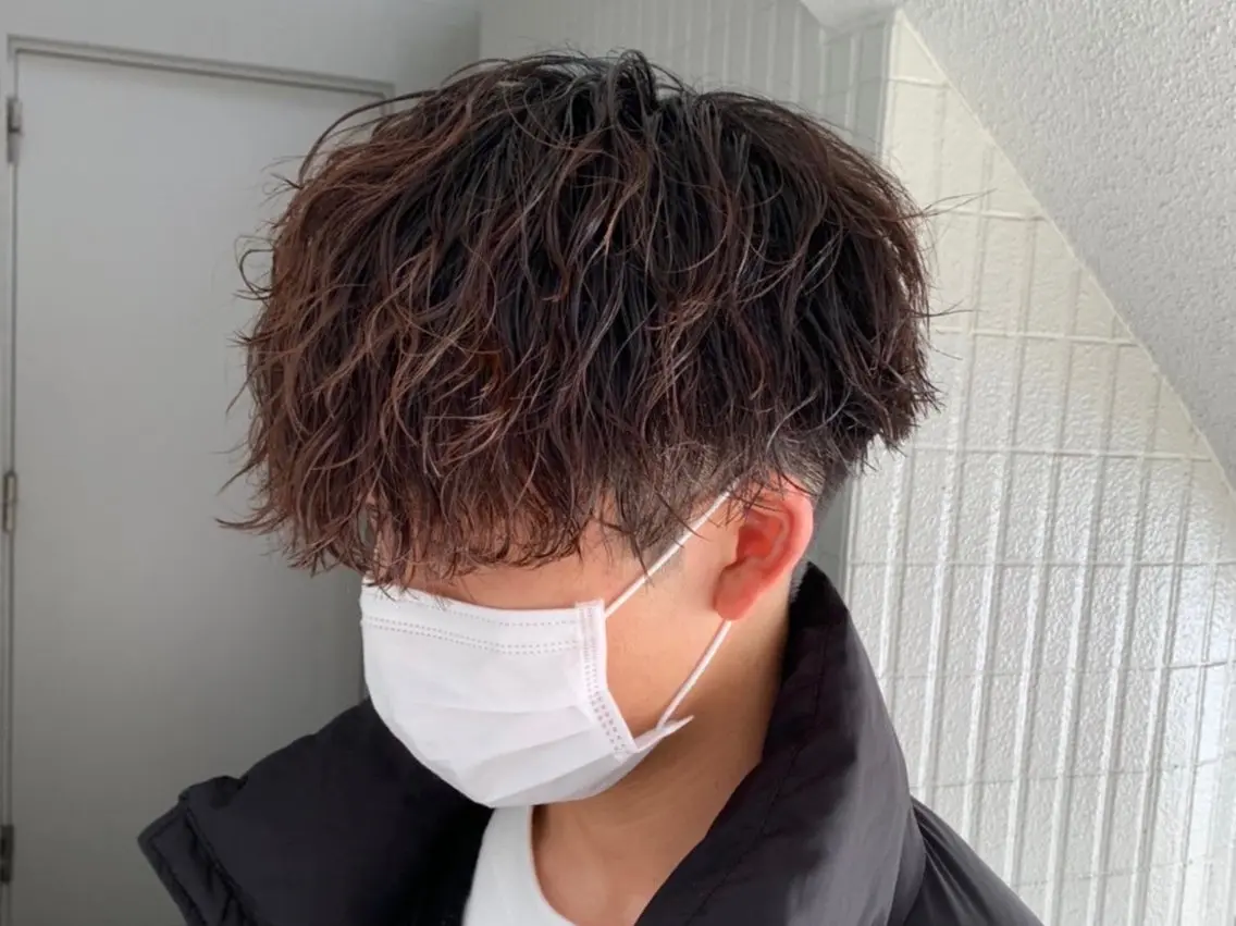 パーマ メンズ カット パーマ パーマ支持率No.1 ❤️🔥安成弾のヘアスタイル
