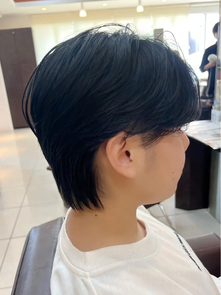 メンズ アイブロウ 学生(メンズ向け) メンズアイブロウ カット 草薙メンズ縮毛矯正 💫緒方美柚のヘアスタイル