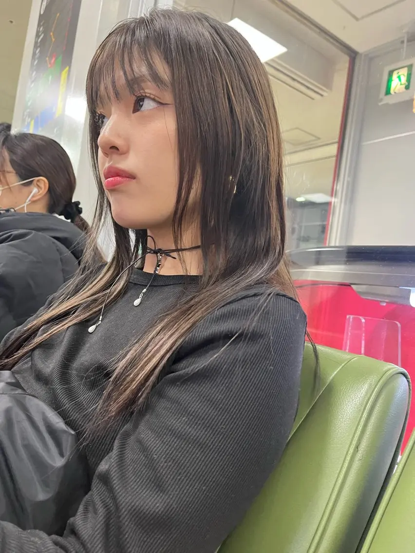 ロング カラー RIO 福岡美容師のヘアスタイル