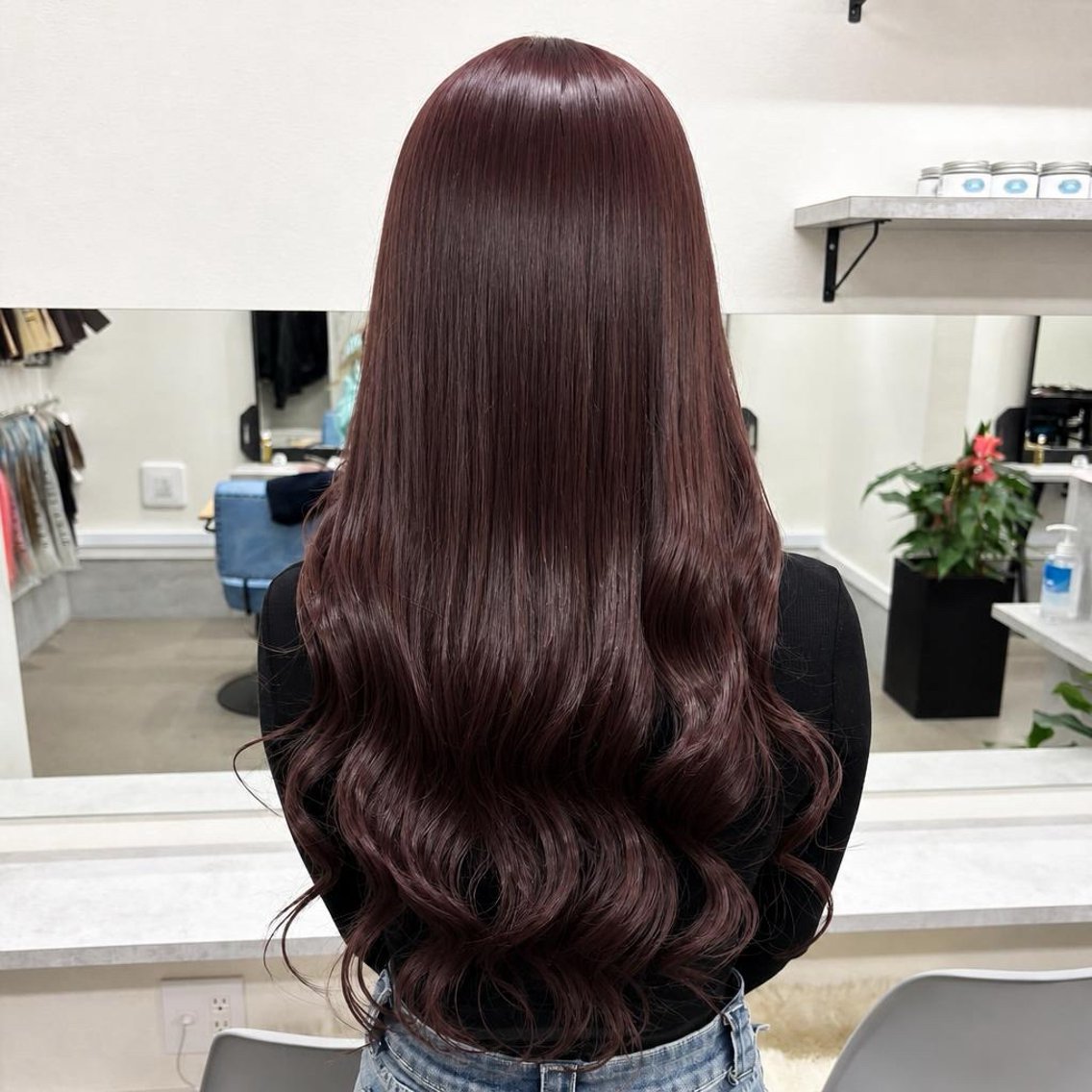 ロング カラー カット ヘアカラー トリートメント 横山 亮太のヘアスタイル
