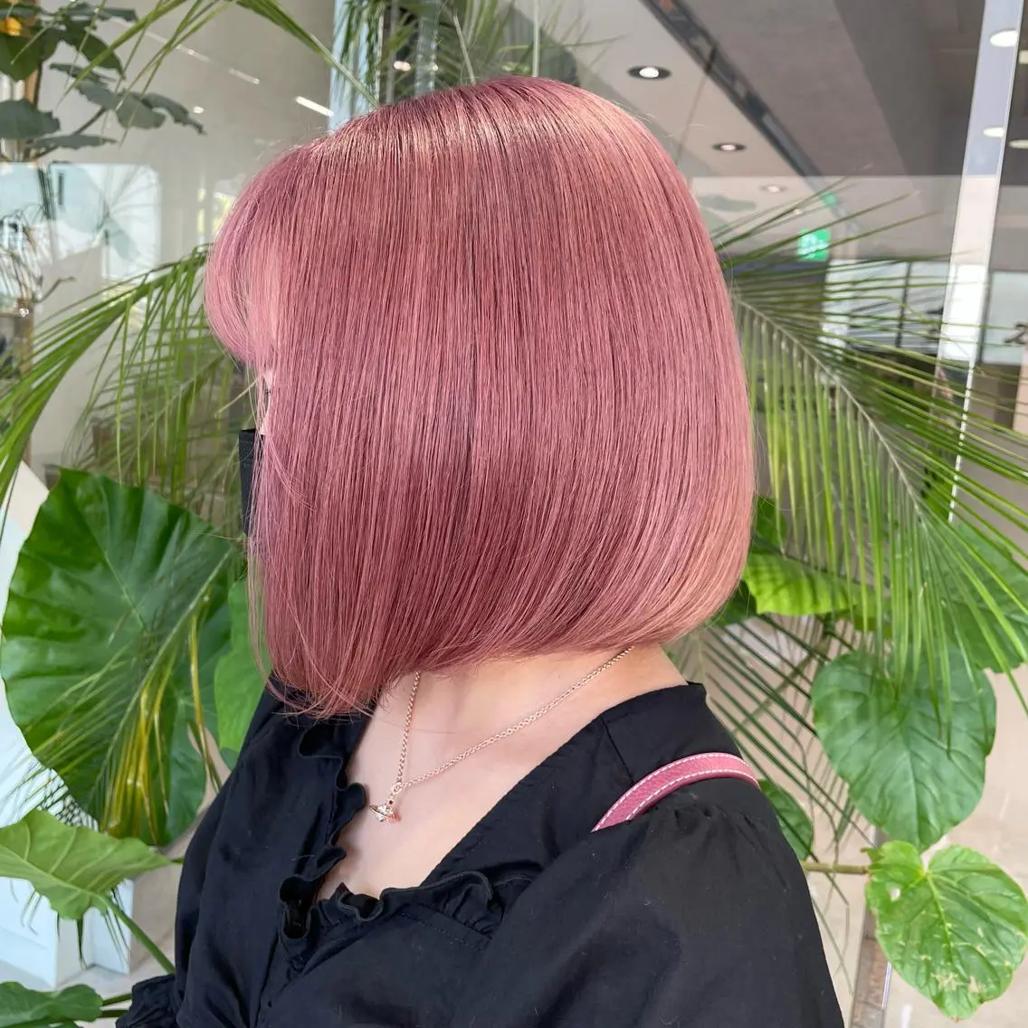 カラー ヘアカラー ピンクカラー🎀/ ミルクティー🍼花音のヘアスタイル