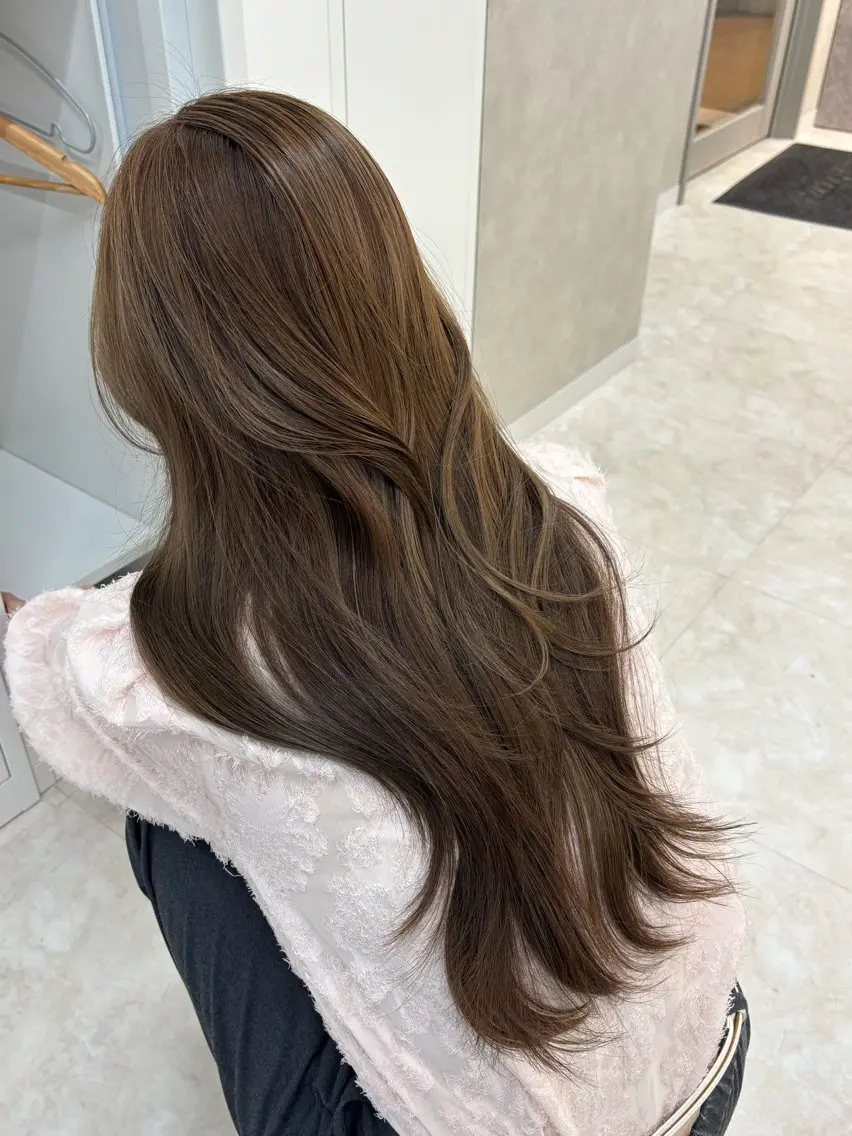 ロング カラー カット ヘアカラー トリートメント ヘッドスパ 韓国ヘア🇰🇷/ スパ/MAAYAのヘアスタイル