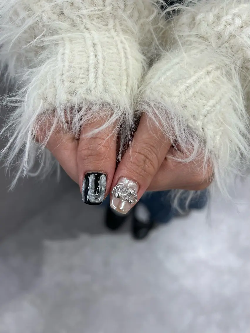 ネイル ジェルネイル 韓国ネイル ニュアンスネイル パラジェル シンプルネイル Bana_ Nailのネイルデザイン