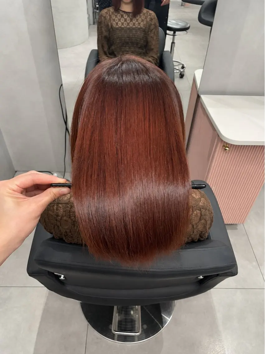暖色カラー限定❤️🧡🩷カラーモデル（シャンプー&ブロー込み🫧）ブリーチ、縮毛矯正履歴×の写真