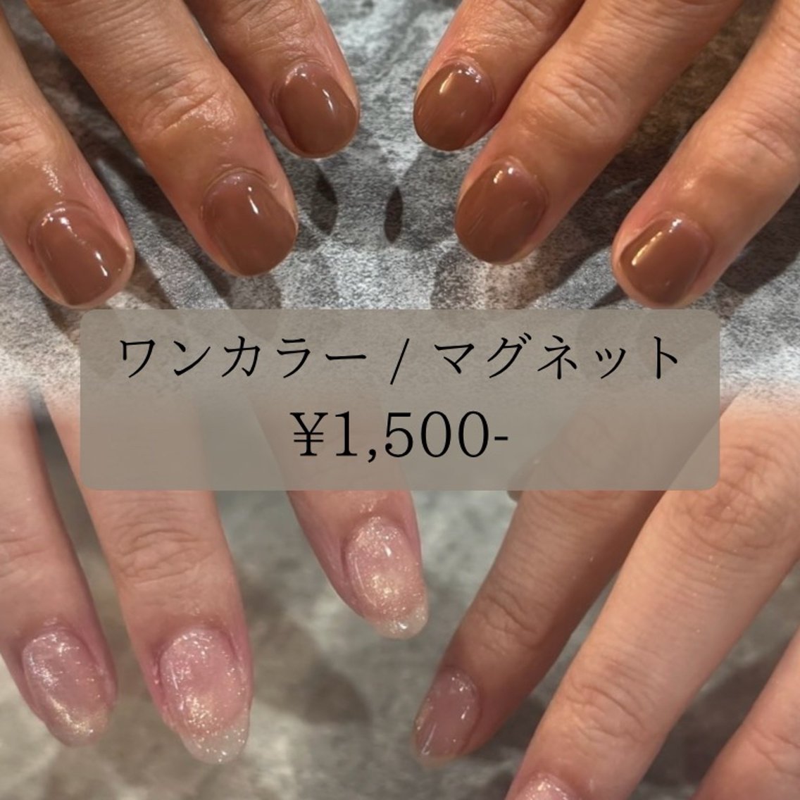 【🍁10月末まで限定🍁】ワンカラー/マグネット（オフ込み）¥6,900- → ¥1,500-🪄🤍の写真
