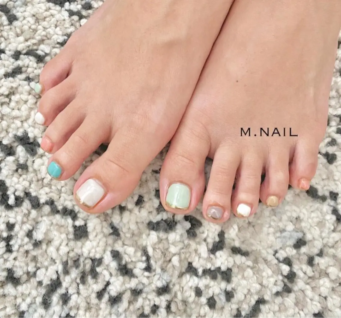 ネイル フットネイル m.nail mayumiのネイルデザイン