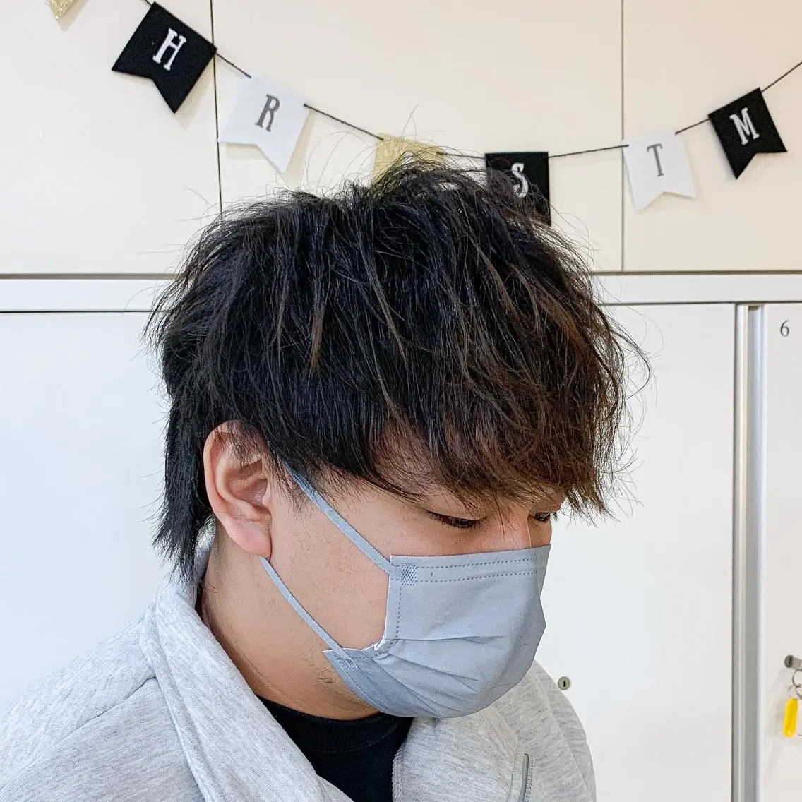 ショート メンズ マッシュウルフ マッシュ メンズウルフカット ウルフカット カット パーマ シャドウパーマ/ メンズ/KENTAのヘアスタイル