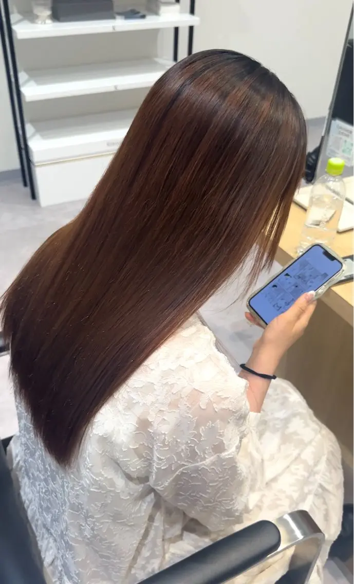 ロング 癖毛改善縮毛矯正 /中山なかやまのヘアスタイル