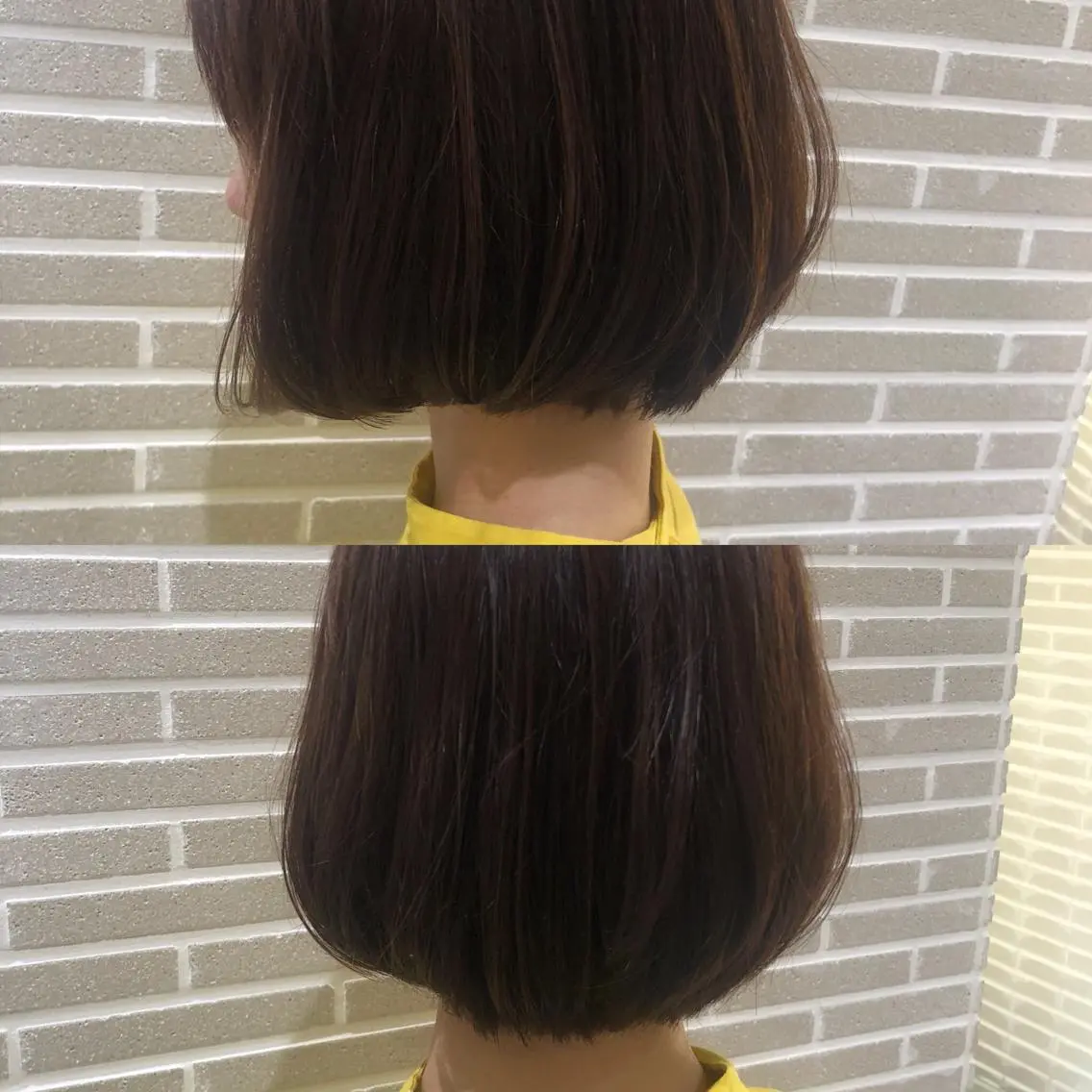 ミディアム カラー カット ヘアカラー トリートメント 山北 咲子のヘアスタイル