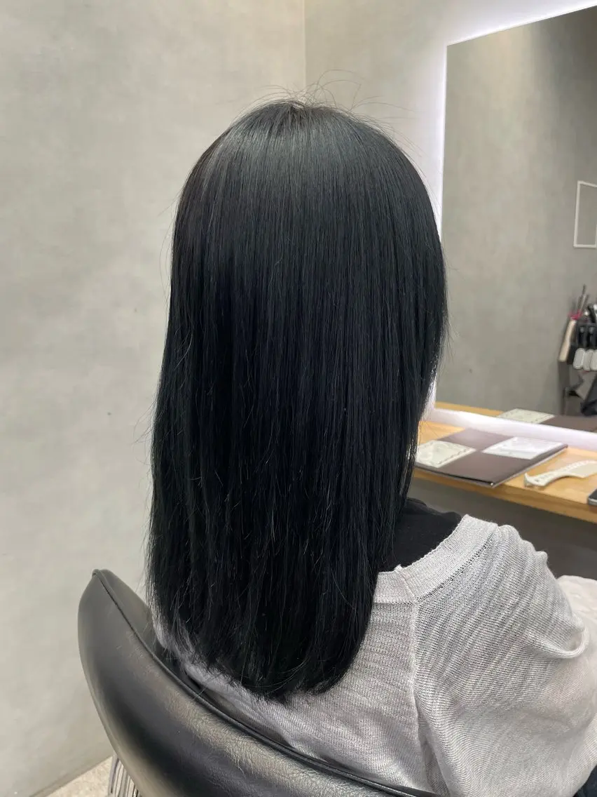 セミロング 綾女｜ 暖色カラー🥀❤️のヘアスタイル