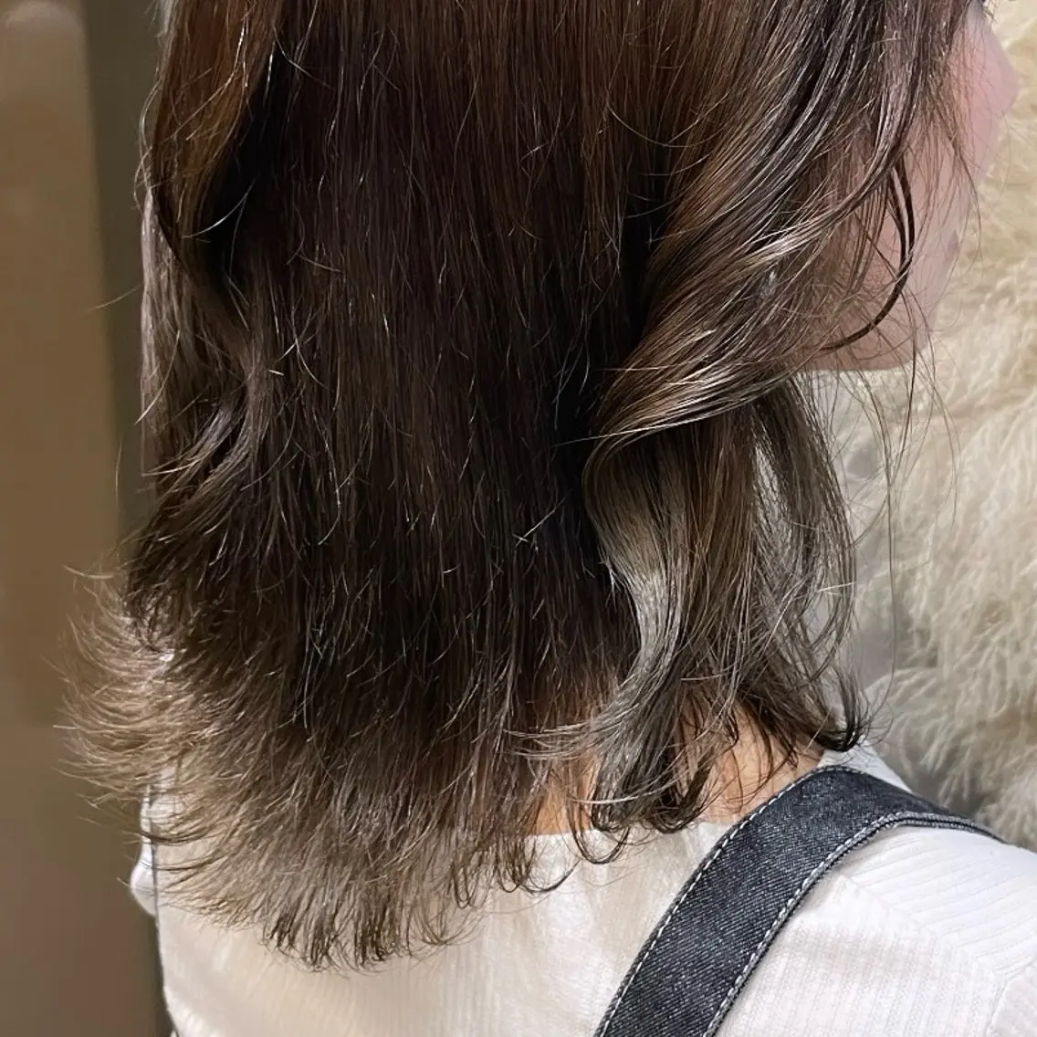 ミディアム カラー ベージュカラー ヘアカラー Rui/透明感カラー 暖色/レイヤーカットのヘアスタイル
