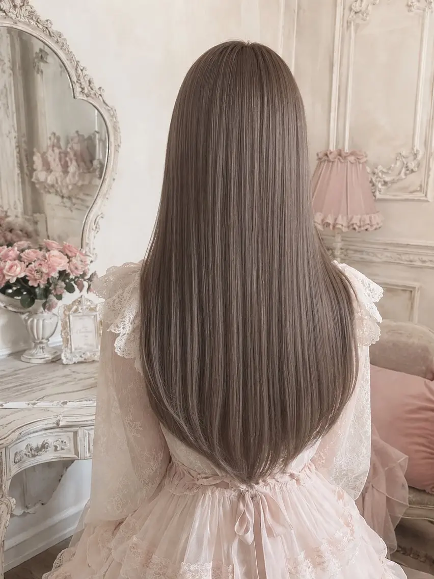 ライトニングダブルケアカラー +Muv treatment💖髪質改善並み綺麗になります🌷の写真