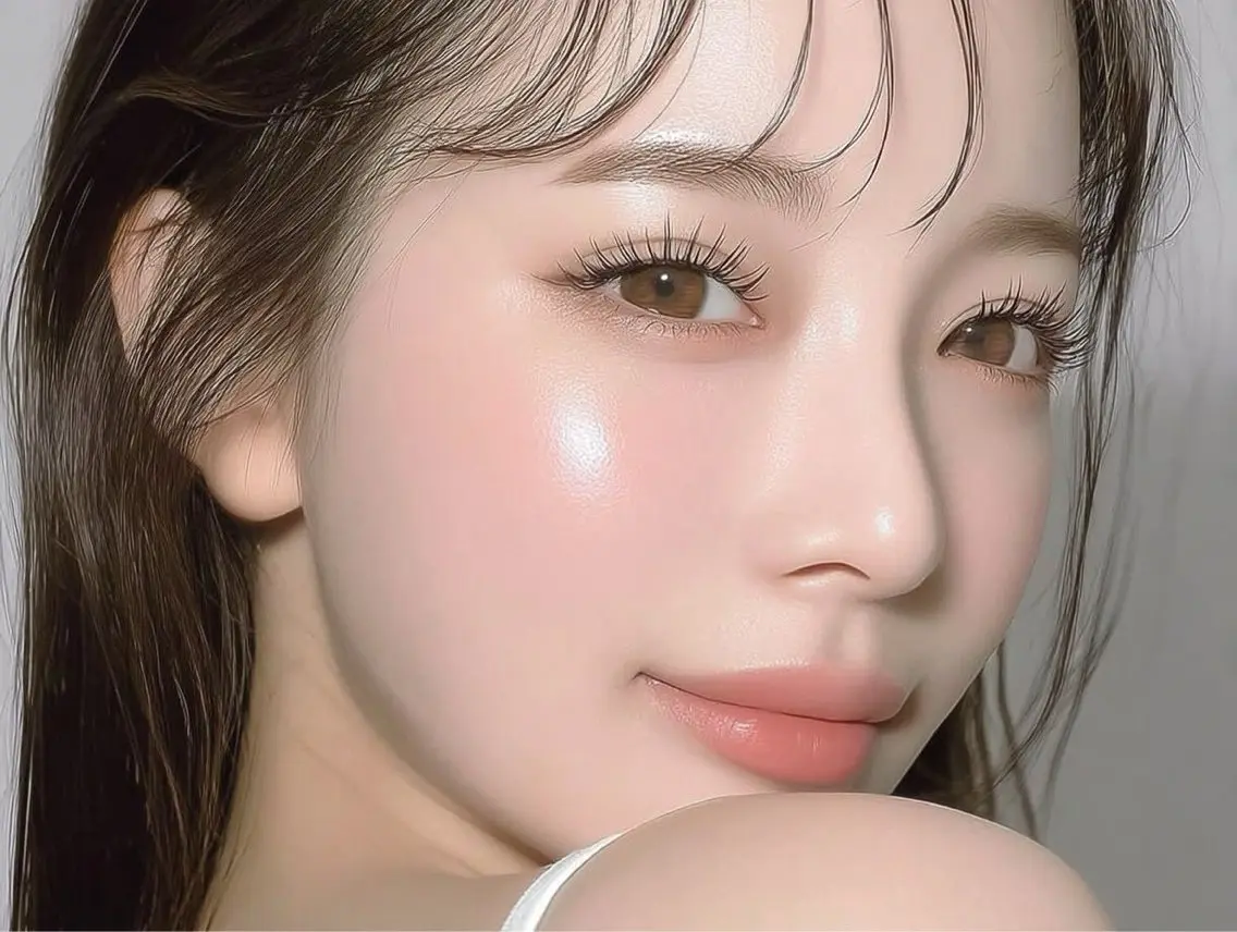 マツエク・マツパ 束感まつ毛 Cカール キュート フラットラッシュ 韓国風マツエク まほろ/ 🎀🫧のヘアスタイル