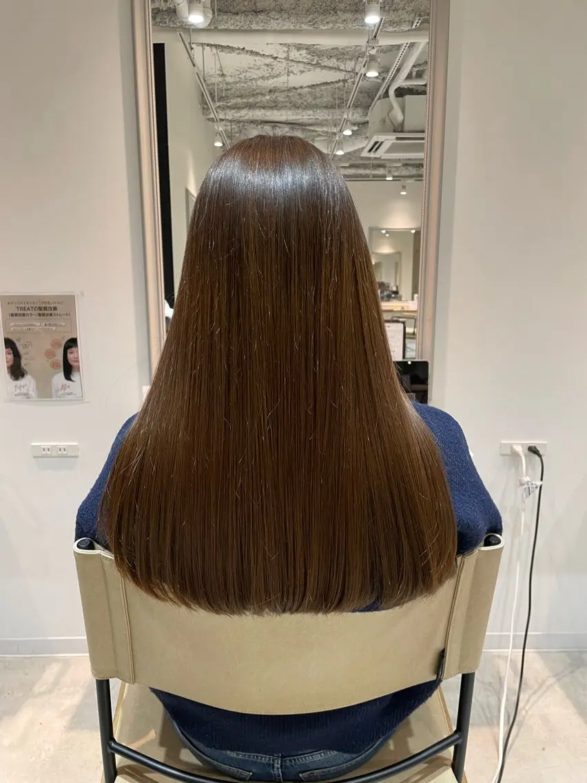 ロング ロング 石川 潤のヘアスタイル