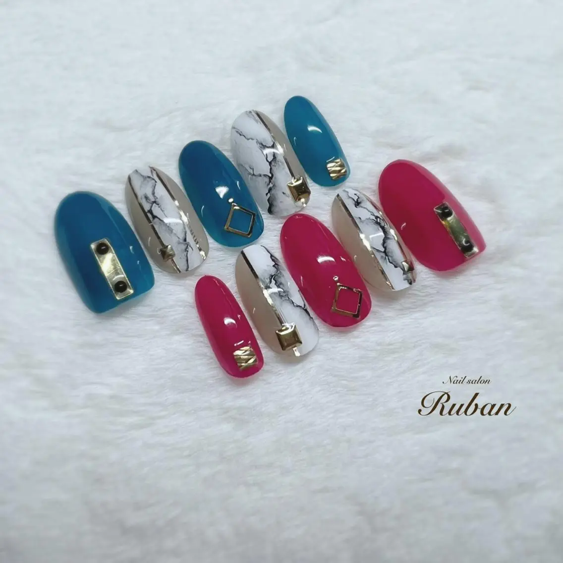 ネイル ネイルチップ Nail salon Rubanのネイルデザイン