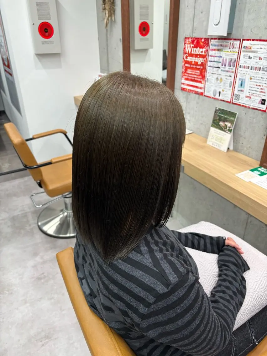 ミディアム ユイナ カットモデル募集中のヘアスタイル