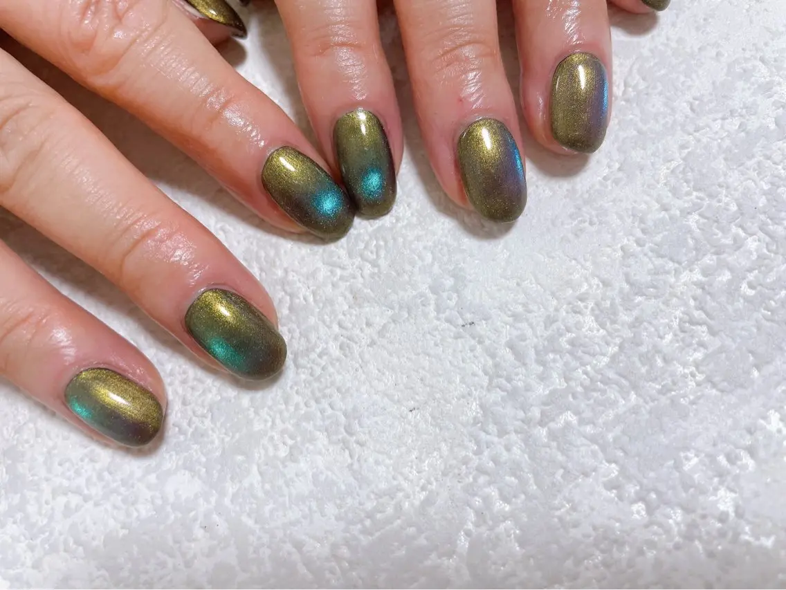 ネイル ジェルネイル 韓国ネイル マグネットネイル メンズネイル パラジェル kiki nail たまプラーザのネイルデザイン