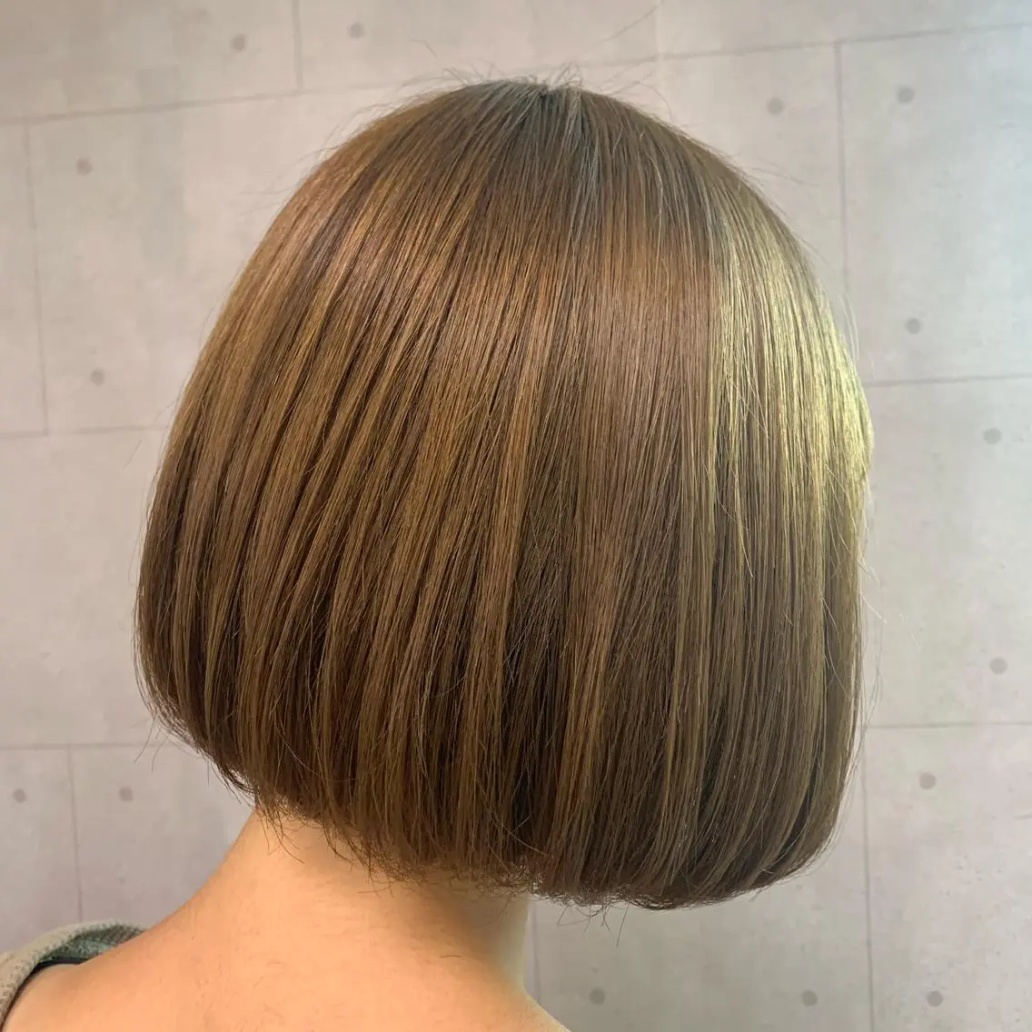 ショート 前下がりボブ ボブ 檜皮 夢子のヘアスタイル