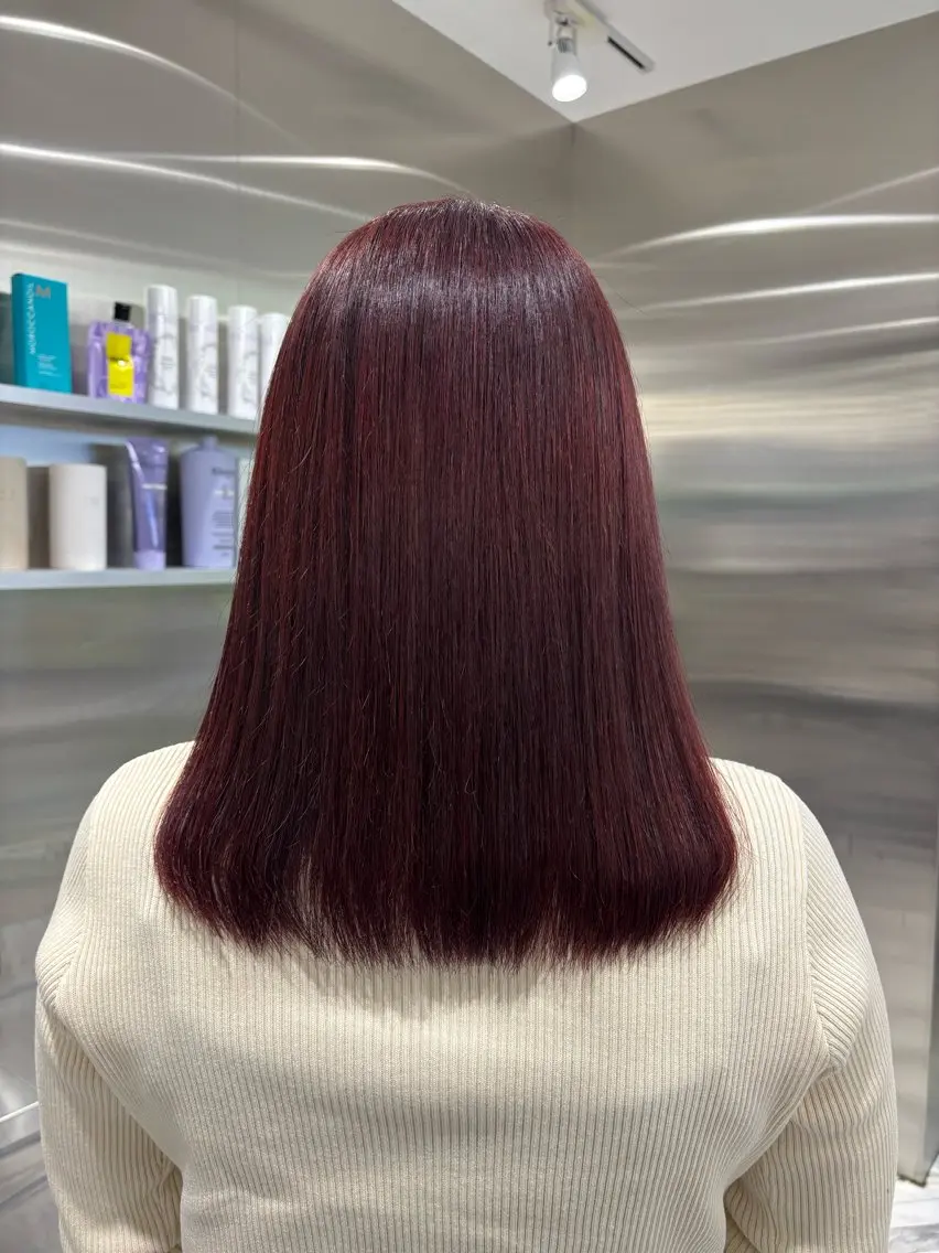 セミロング カラー ヘアカラー cocoro💗 ﾏﾂｴｸ/ﾈｲﾙのマツエク・マツパデザイン