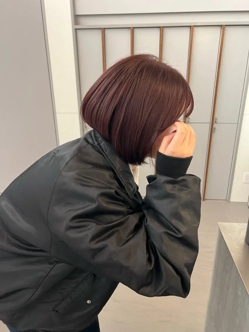 透明感カラー+髪質改善オージュアトリートメントの写真