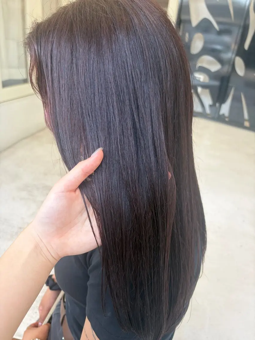 ロング カラー きのした あおいのヘアスタイル