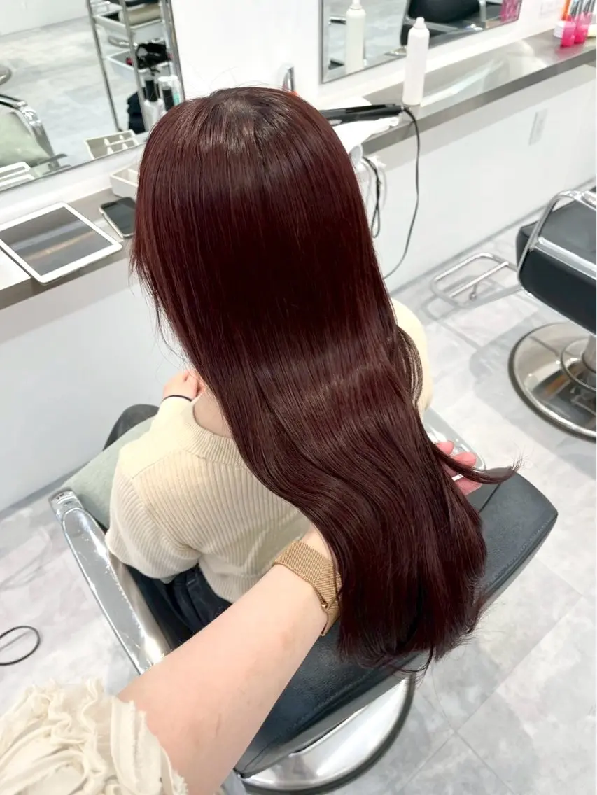 ロング カラー ヘアカラー parvemix平野 真央🎀💞のヘアスタイル
