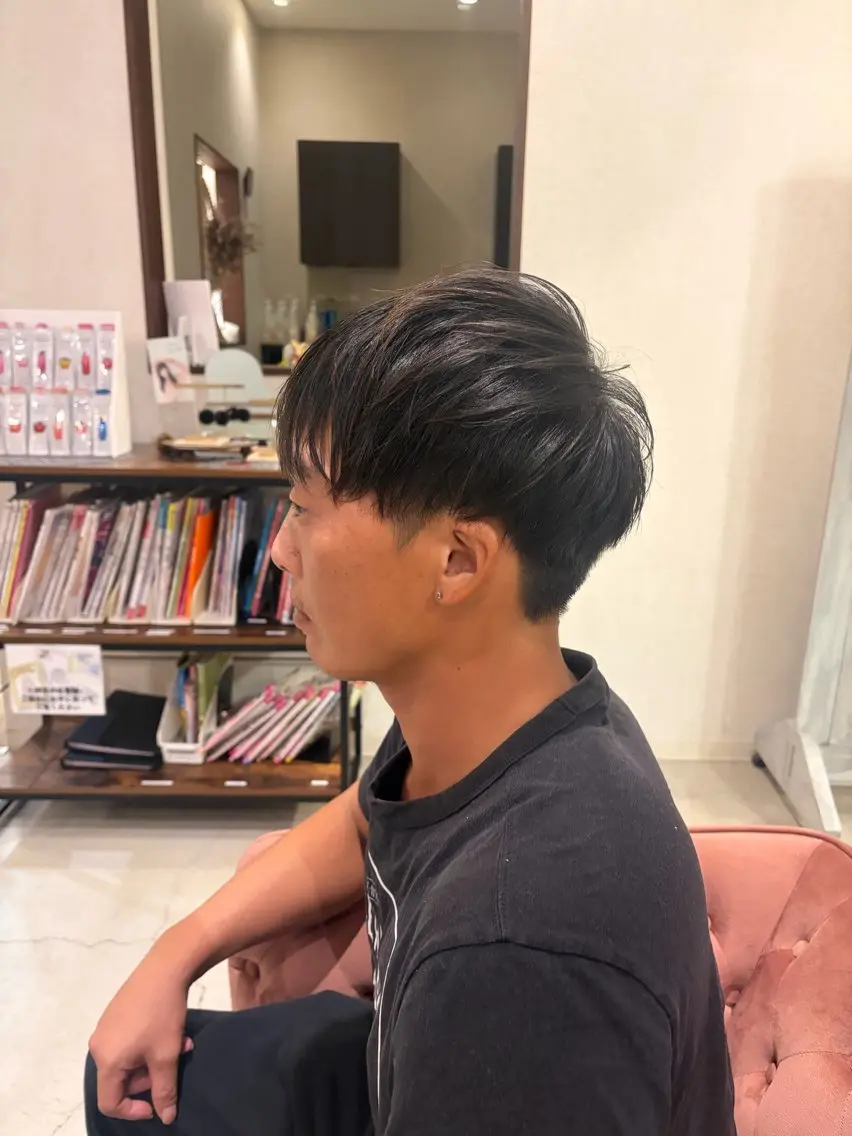 メンズ MAHAE 東芝のヘアスタイル