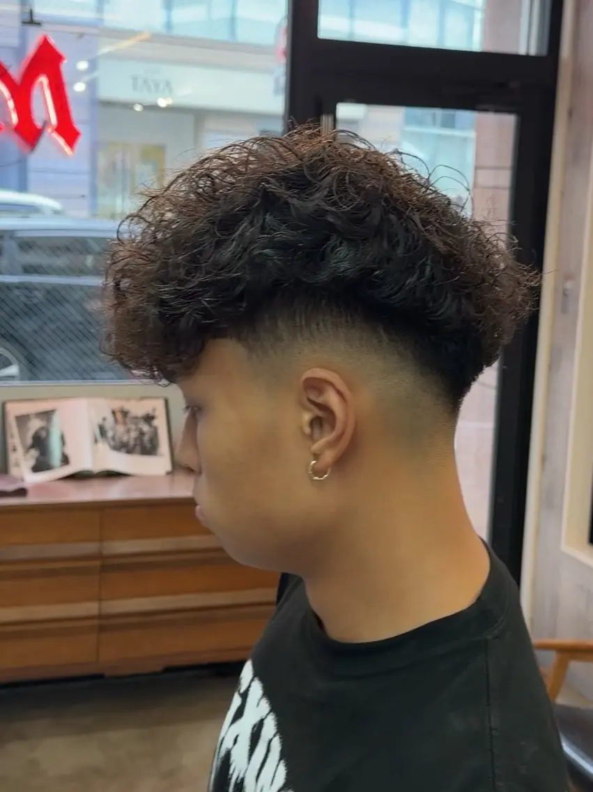 ショート メンズ特化/パーマ /swag/ルーカスのヘアスタイル