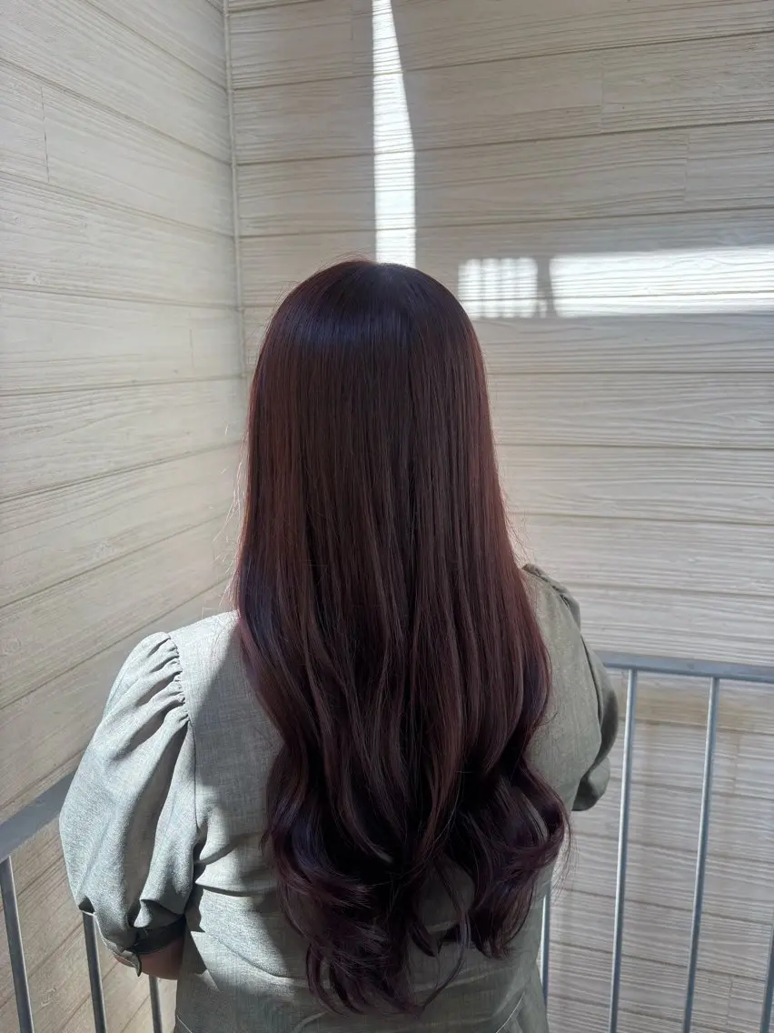 定番メニュー【ロング、ミディアム限定】✨カット+艶カラー✨の写真
