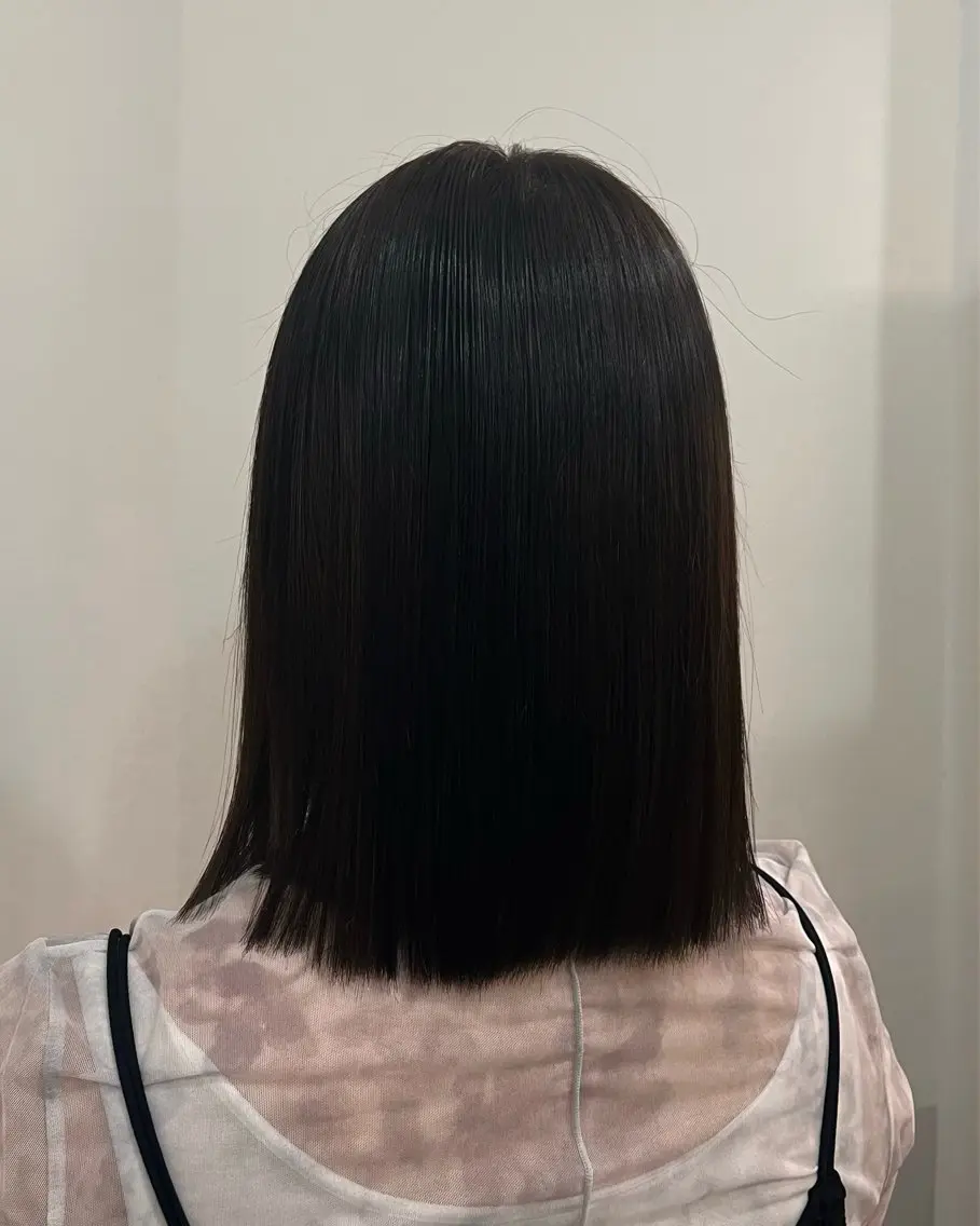 ミディアム カラー ボブレイヤー ブリーチ ブラウンカラー 透明感カラー ダークブラウン ヘアカラー トリートメント sayuri /大阪・心斎橋美容師のヘアスタイル
