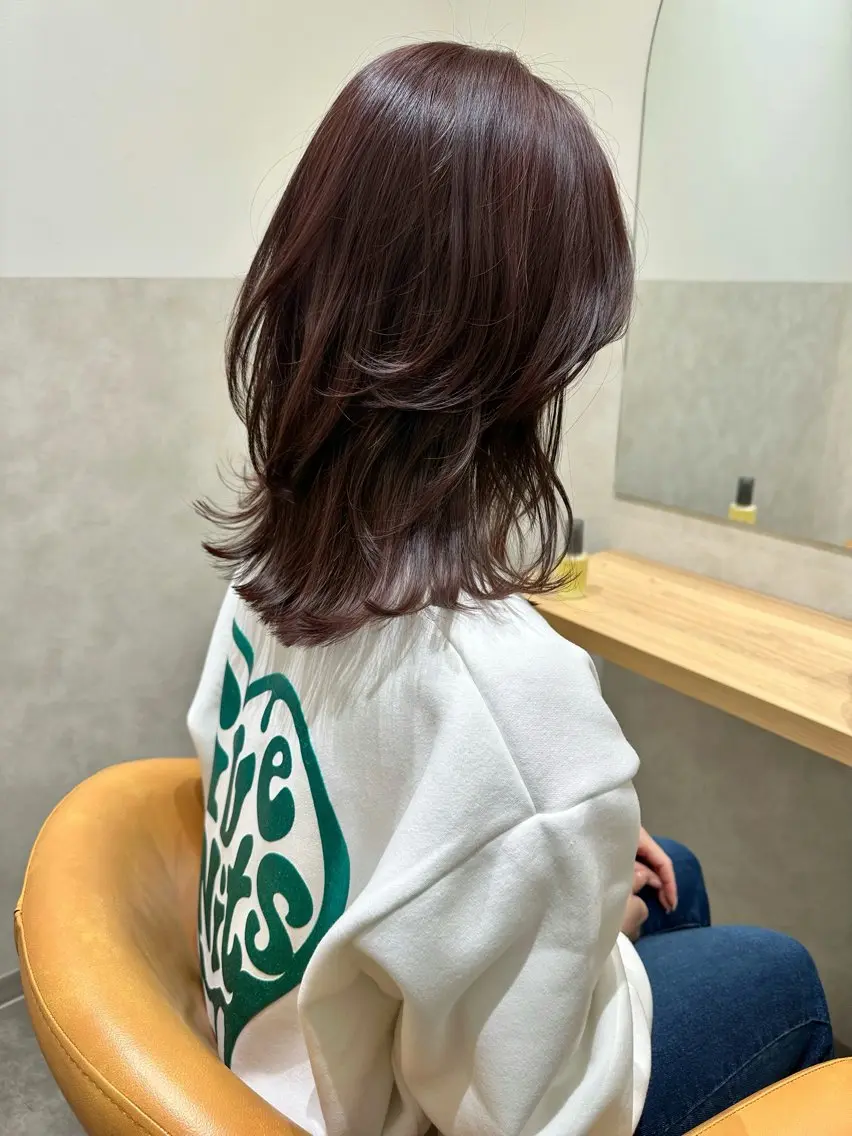 ミディアム カラー ENDO Kのヘアスタイル