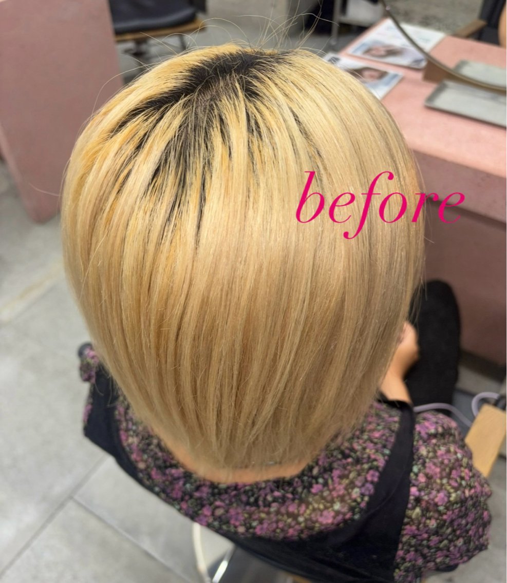ショート カット ヘアカラー トリートメント Cocona 🦤 /ブリーチ/デザインのヘアスタイル