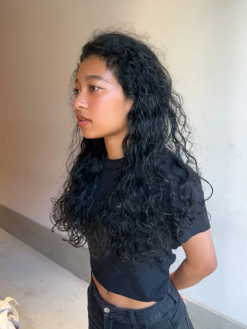 ロング 한국에English OK🌼unaのヘアスタイル