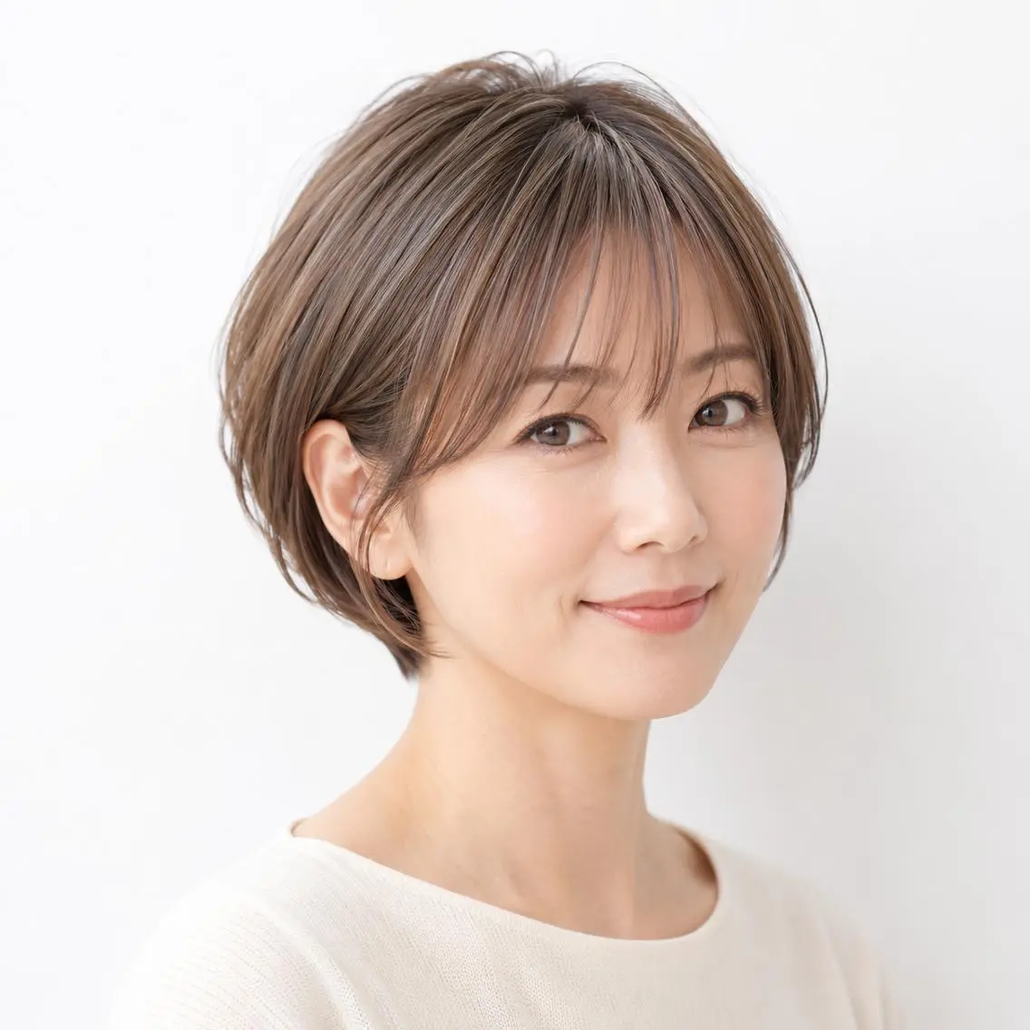 ショート ショートボブ ボブ ショートヘア カット ヘアカラー トリートメント 鶴ヶ峰×ショートボブ 白髪ぼかし 村井祐介のヘアスタイル