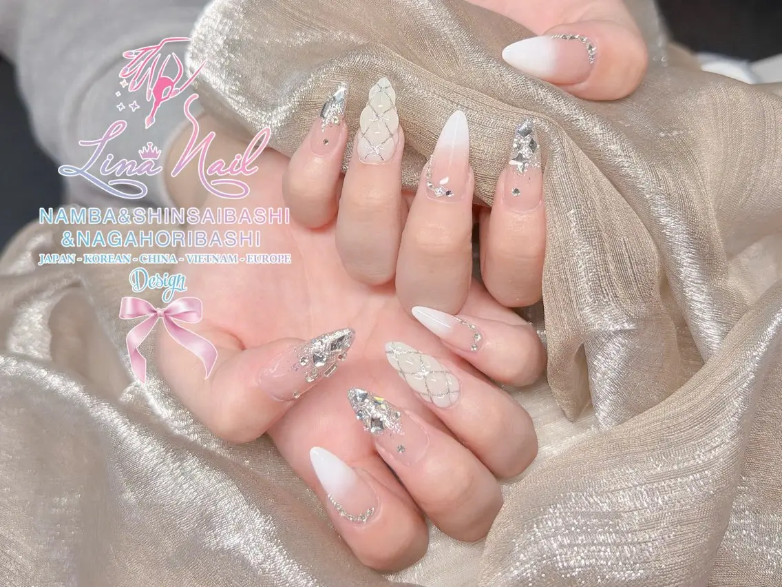 ミディアム ハンドネイル Linanail Nambaのネイルデザイン