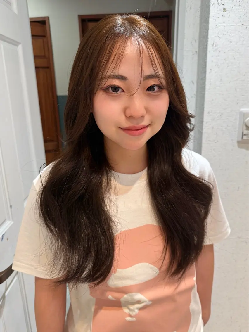 ロング カラー カット ヘアカラー トリートメント mai / linoah˚✧のヘアスタイル