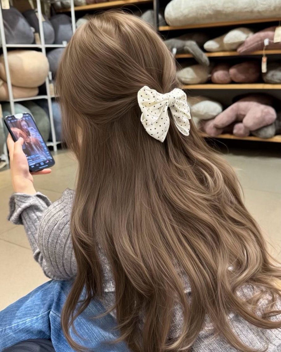 ロング カラー カット ヘアカラー 透明感ベージュ×レイ ヤーカット🎀セナのヘアスタイル