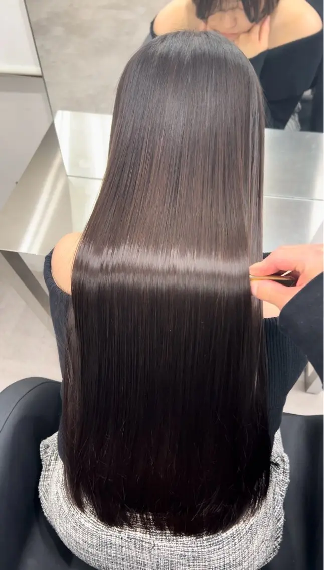 カット✂️+ULTOWA水素トリートメント+高濃度ケラチン集中補修超音波高浸透ケア✨の写真