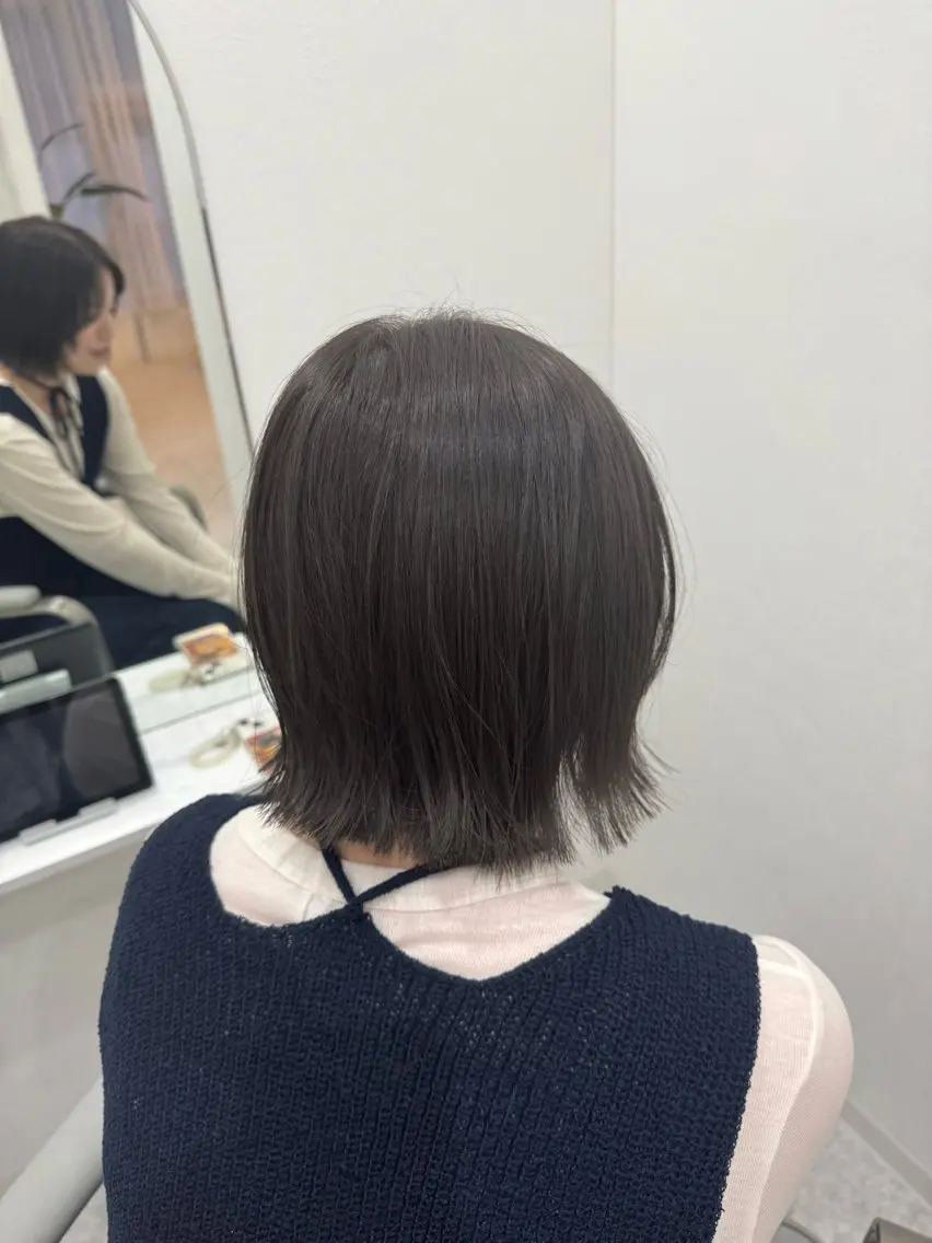 ミディアム カット ヘアカラー トリートメント 透明感カラー/艶髪 Mihiro🪽のヘアスタイル