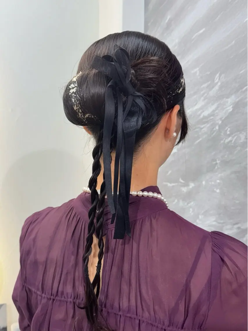 ヘアアレンジ ヘアセット 韓国ヘア‎🪽 あんじぇ‎🤍池袋のヘアスタイル